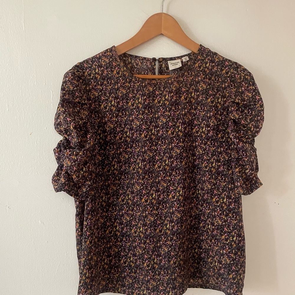 Floral Puff Sleeve Top